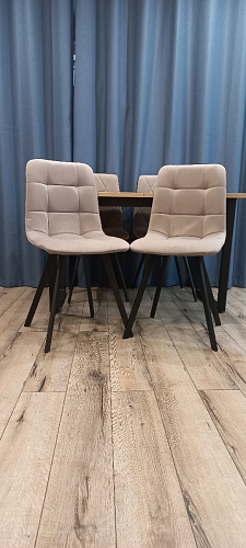 Стул на металлокаркасе Чилли бирюзовый / черный фото покупателя 1120