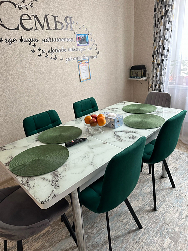 Стул на металлокаркасе Чилли К темно-серый (velutto 32) / черный фото покупателя 308