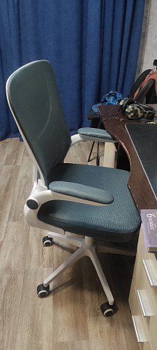 Компьютерное кресло Konfi light gray / blue / white фото покупателя 210