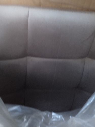 Стул на металлокаркасе Чилли К светло-серый велюр / черный каркас фото покупателя 676