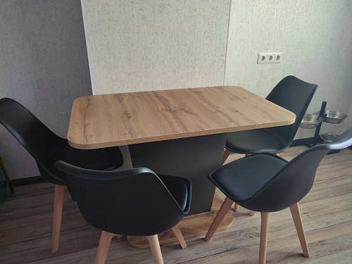 Деревянный стул Bonuss black / black фото покупателя 116