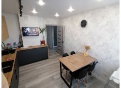 Деревянный стол Лота Лофт 120(160)х75 черный матовый / бетон светлый фото покупателя 409