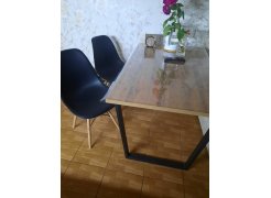 Стол Лота Лофт 140 25 мм юта / белый матовый фото покупателя 96