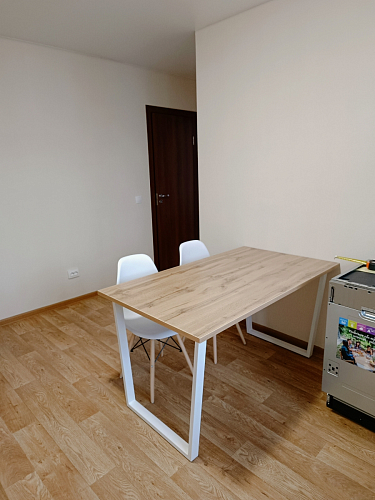 Деревянный стол Лота Лофт 140х80 черный матовый / бетон светлый фото покупателя 521