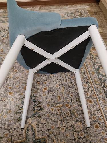 Стул на металлокаркасе Kora beige / black фото покупателя 96