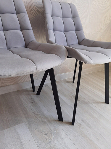 Стул на металлокаркасе Челси К бирюзовый / черный фото покупателя 14