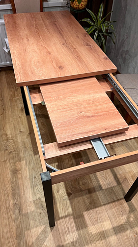 Стол Оригон файерстоун / черный матовый фото покупателя 32