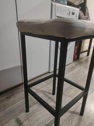 Барный стул Лофт катания минт / белый матовый фото покупателя 119