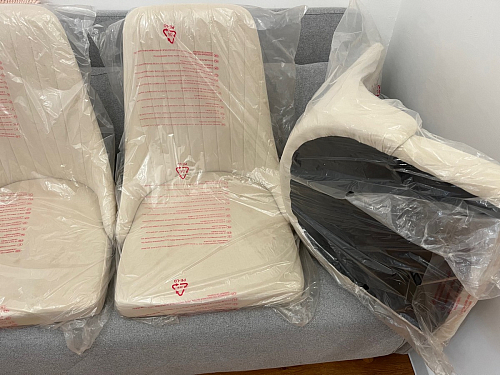 Стул на металлокаркасе Kora white / gray фото покупателя 353