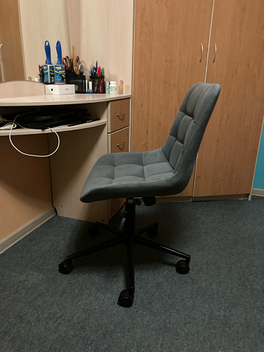 Компьютерное кресло Честер экокожа бежевая / белый фото покупателя 27