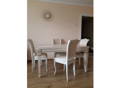 Деревянный стол Паветти слоновая кость / золото фото покупателя 1