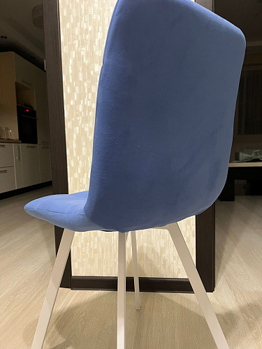 Стул на металлокаркасе Чилли К черный / зеленый фото покупателя 32