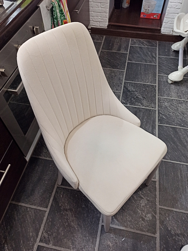 Стул на металлокаркасе Kora green / black фото покупателя 110