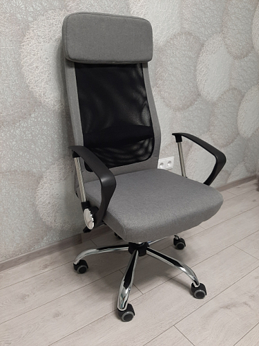 Компьютерное кресло Profit серое / черное фото покупателя 13