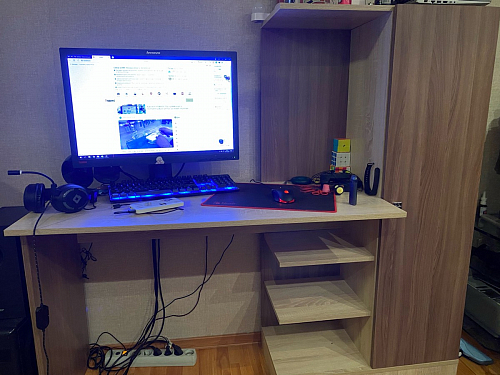 Письменный стол Квартет-6 белый фото покупателя 29