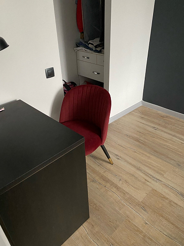 Стул на металлокаркасе Gabi 1 light purple / black / gold фото покупателя 40