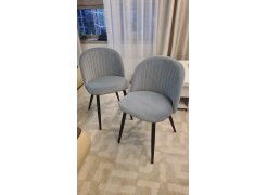 Стул на металлокаркасе Gabi 1 light purple / black фото покупателя 813