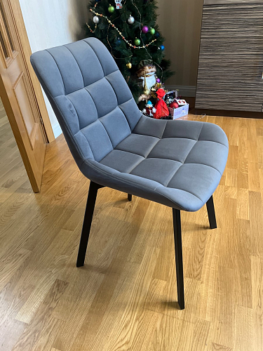 Стул на металлокаркасе Челси К бирюзовый / черный фото покупателя 23