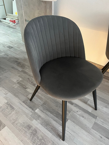 Стул на металлокаркасе Gabi latte / gold / black фото покупателя 573