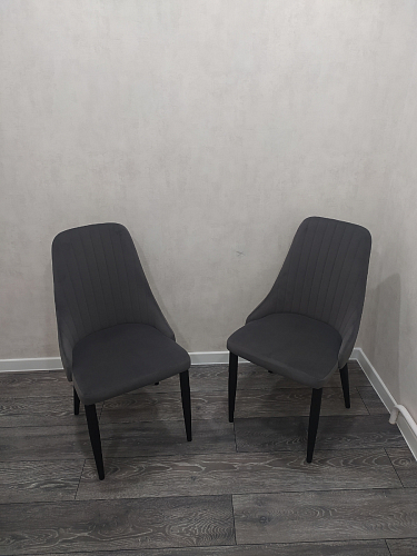 Стул на металлокаркасе Kora green / black фото покупателя 252