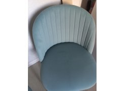 Стул на металлокаркасе Gabi blue / black фото покупателя 403