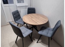 Стул на металлокаркасе Чилли розовый / черный каркас фото покупателя 47