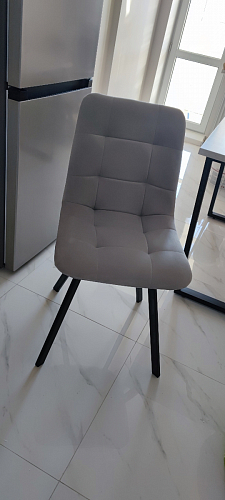 Стул на металлокаркасе Чилли синий / белый фото покупателя 1115