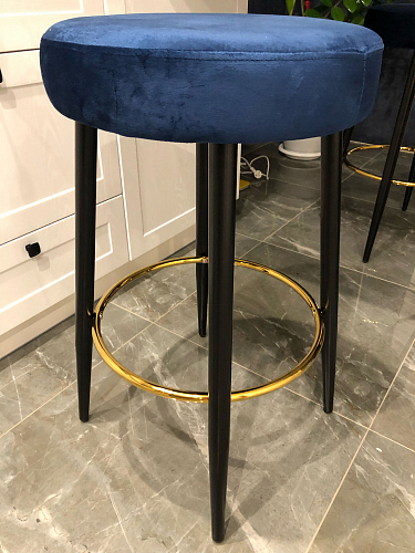 Барный стул Plato 1 dark blue фото покупателя 2