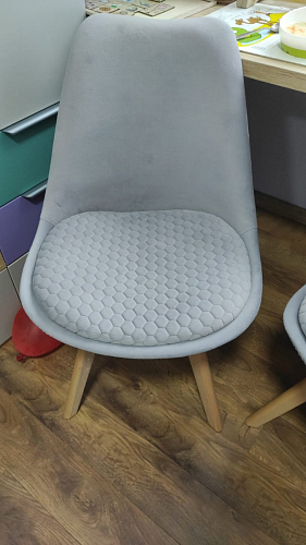 Стул Bonuss blue / wooden legs фото покупателя 38