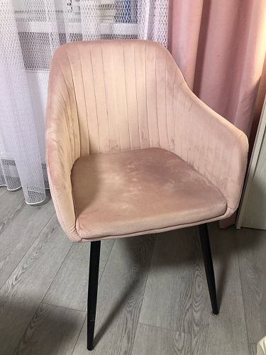 Стул на металлокаркасе Slam dark beige фото покупателя 28