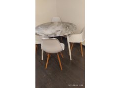 Стеклянный стол Анселм белый фото покупателя 10