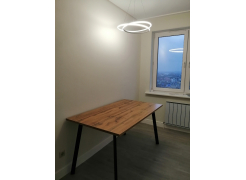 Стол Тринити Лофт 120 32 мм бетон / черный матовый фото покупателя 356