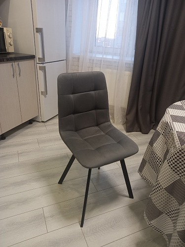 Стул Чилли 2 темно-серый  / черный фото покупателя 1070