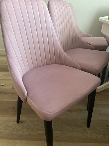 Стул на металлокаркасе Kora green / black фото покупателя 36