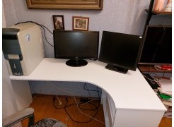 Письменный стол СПм-25 левый белый  - Уцененный экземпляр фото покупателя 36