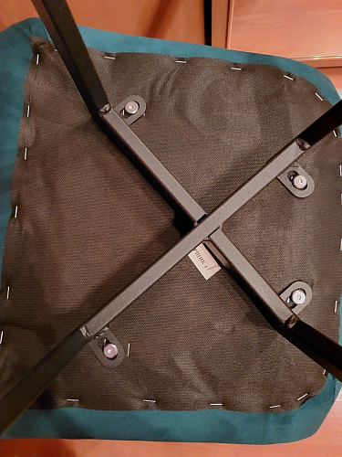 Комплект из "Стул на металлокаркасе Чилли розовый / черный каркас" 2 шт. фото покупателя 865