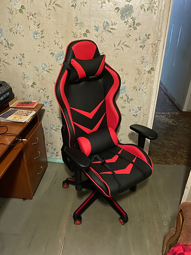 Компьютерное кресло Racer черное / оранжевое фото покупателя 110