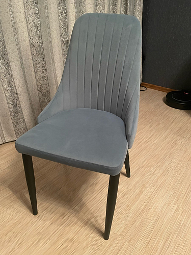 Стул на металлокаркасе Kora gray / black фото покупателя 78