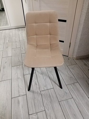 Комплект стульев Чилли 4 шт темно-серый / черный фото покупателя 283