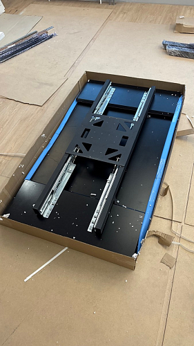 Керамический стол Вилли 140(200)х80 белый мрамор snow white / черный фото покупателя 4