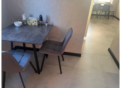 Стул на металлокаркасе Чилли розовый / черный каркас фото покупателя 497