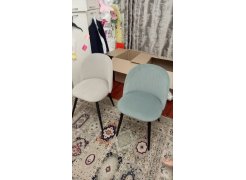 Стул на металлокаркасе Gabi 1 light purple / black фото покупателя 507