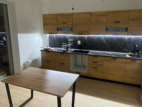 Деревянный стол Лота Лофт 120x75 дуб крафт табачный / черный матовый фото покупателя 596