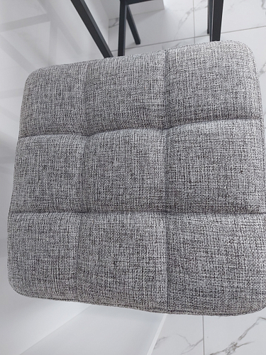 Барный стул Лофт микровелюр катания блэк / черный матовый фото покупателя 313