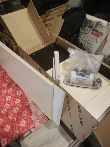 Обувница Аврора дуб млечный / венге фото покупателя 142