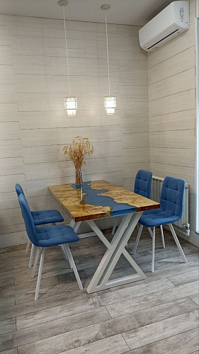 Стул на металлокаркасе Чилли бежевый / белый каркас фото покупателя 1312