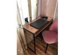 Письменный стол Лео Лофт бетон / черный матовый фото покупателя 31