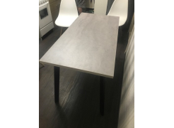 Стол Тринити Лофт 120 32 мм бетон / черный матовый фото покупателя 392