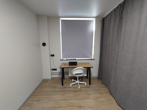 Стеклянный стол Фостер 120(160)х120х76 белый мрамор / черный фото покупателя 26