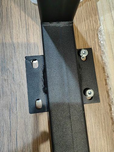 Стол Лота Лофт 120 32 мм бетон / черный матовый фото покупателя 573